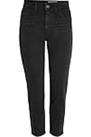 Noisy May NMMONI Cropped High Waist jeans voor dames, straight fit, , 25W x 32L