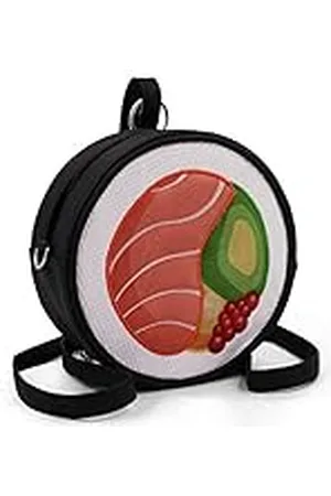 Oh My Pop! Oh My Pop Sushi Borsa Unisex - Adulto, Nero/Roso