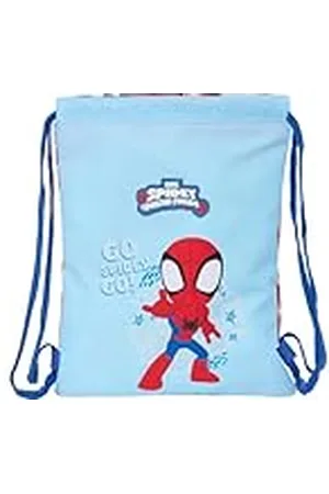 Safta Spidey Rescue Rugzak voor kinderen, plat, ideaal voor kinderen van verschillende leeftijden, comfortabel en veelzijdig, kwaliteit en duurzaamheid, 26 x 34 cm, , M, Casual