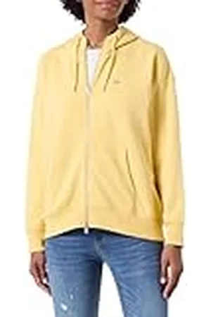 GANT Rel Shield Hoodie met capuchon voor dames, , 3XL