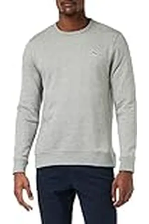 Original Penguin Heren L/S Sticker Pete Fleece Crew Sweatshirt, , M