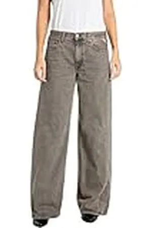 Replay Amelye Original Collectie Damesjeans met brede pijpen, , 27W / 30L