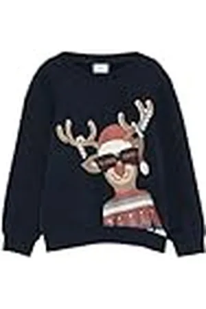 QS by s.Oliver Warm sweatshirt met kerstmotief, , 92-98