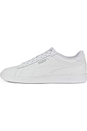 PUMA SMASH 3.0 L JR sneakers voor uniseks kinderen, WIT-COOL LICHTGRIJS, 39 EU