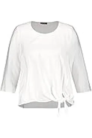 Samoon Damesblouse met 3/4 mouwen met strepmotief 3/4 mouwen, manchet blouse 3/4 mouw 3/4 mouw blouse gestreept, , 42