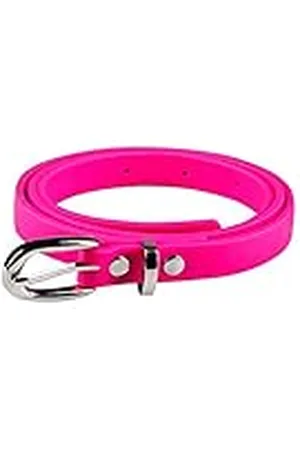 Boland Riem jaren 80-stijl, 100 cm lang, 1,5 cm breed, gesp van metaal, carnaval, themafeest, themafeest, , Eén Maat