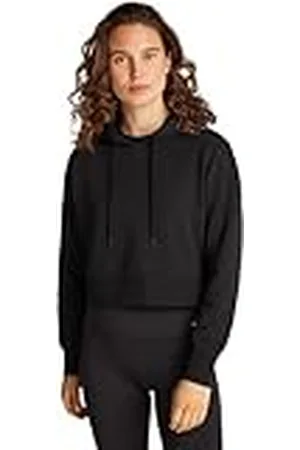 Calvin Klein Jeans Dames LOGO ELASTIC HOODIE J20J224691, Half Zip Hoodie, Zwart, XXL, , XXL