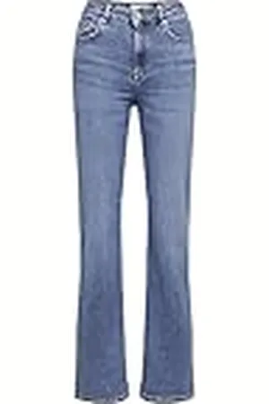 SELECTED Dames High Waist Jeans Mid-Wash, , 27W / 32L
