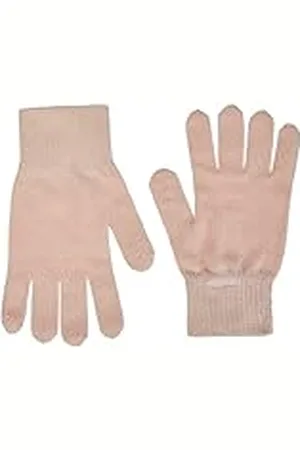 Calvin Klein Dames biologische ribben handschoenen, , Eén maat