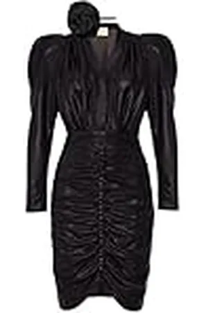 Swing Dames glitterjurk | elegante jurk | feestelijke jurk | partyjurk | zomerjurk | avondjurk | cocktailjurken | bodycon jurk | sexy | V-hals | lange mouwen | | 38, , M