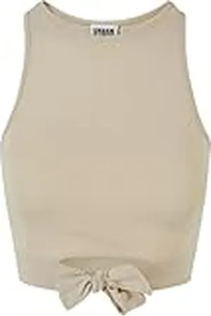 Urban classics Cropped Knot Top voor dames, , 5XL