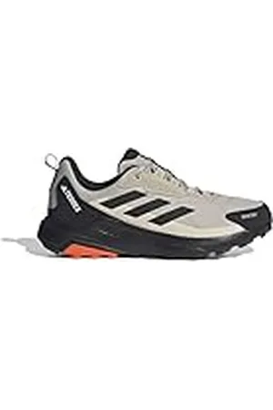 adidas Heren TERREX Anylander RAIN.RDY Hiking Shoes, beige/core black/orange, 40 EU