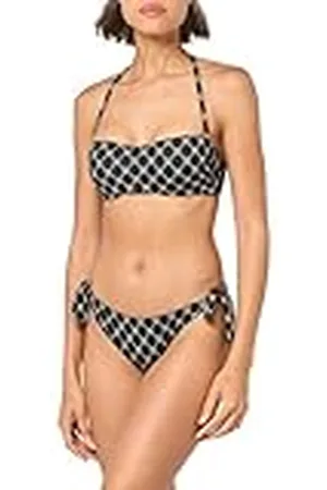 Emporio Armani Band & Bow Braziliaanse Jacquard Monogram Bikini Set , , L