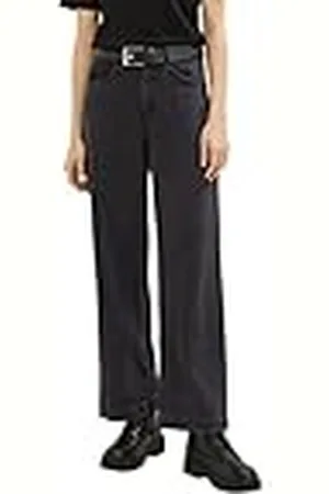 TOM TAILOR Dames High Waist Wide Leg Jeans 1034225, , 26W / 32L