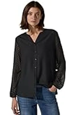 CECIL Dames EOS_Structure Mix Blouse, , S