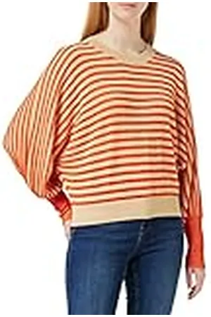 Peppercorn Mathilda Baloon Sleeve Pullover Curve | Oranje Truien Voor Dames UK | Lente Dames Truien | Maat 28