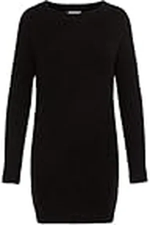 Noisy May Nmsiesta L/S gebreide jurk met ronde hals