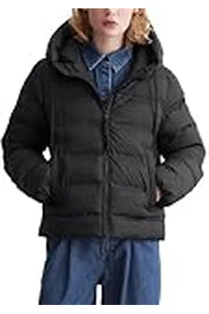 Marc O’ Polo Marc OPolo Denim donsjack voor dames, met capuchon, waterafstotend, zwart, XXS