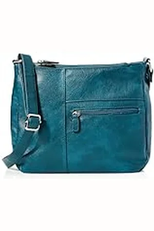 Envy Dames Lisa Plain Teal Schoudertas