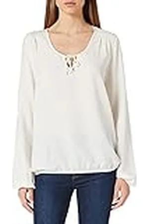 Herrlicher Dames Leana viscose linnen blouse