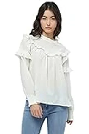 Minus Mathilda Blouse | Witte Blouses Voor Dames UK | Lente Dames Tops | Maat 12