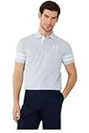 Hackett Heritage H Str SLV Polo voor heren, blauw (hemelsblauw), XS, , XS