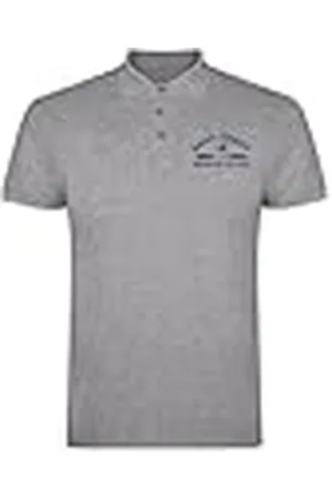 American College Poloshirts Sport Ademend Gedrukt Kleding Unisex Kinderen Jongens en Meisjes Casual Model ACPLW2 MELL Grey 14 Jaar, , 14 Jaar