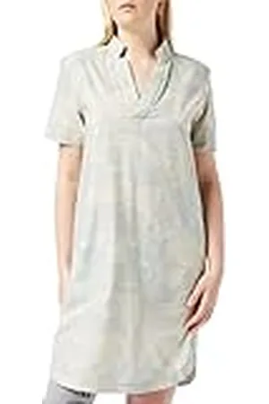 G-Star RAW Millery V-hals T-shirt jurk dames, Veelkleurig (Whitebait Woodland Camo D21501-c317-d213), XS