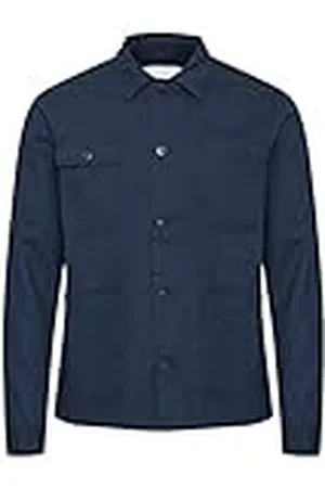 Casual Friday Heren CFJerslev 0050 Linen Mix Jacket Jacket, 194013 / Dark Navy, S, , S