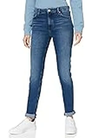 Marc O’ Polo Elegante broek voor dames en heren, Multi/Faded Mid Blue, 25W x 34L