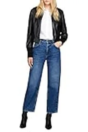 Sisley Womens 2KPJLN02Q Leather Jacket, , 38, , 38