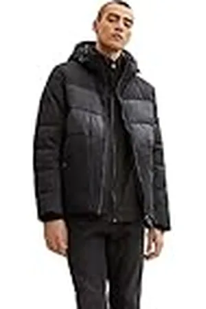 TOM TAILOR Mannen Puffer jas met capuchon 1032481, , M