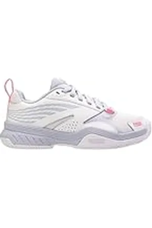 K-Swiss Performance Speedex Padel tennisschoen voor dames, wit/arctic ijs/neon roze, EU 41,5, , 41.5 EU