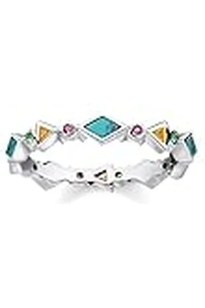 Thomas Sabo Ring Gekleurde Stenen 925 Sterling Zilver TR2229-984-7-54