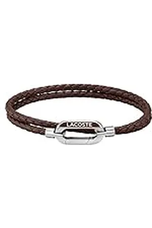 Lacoste Heren STARBOARD Collection lederen armband verkrijgbaar in blauw, groen en , Eén maat, Leer, Geen edelsteen