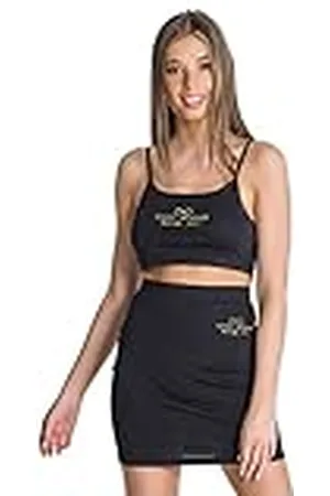 Gianni Kavanagh Black Restart Crop Top T-shirt voor dames, blue, XS