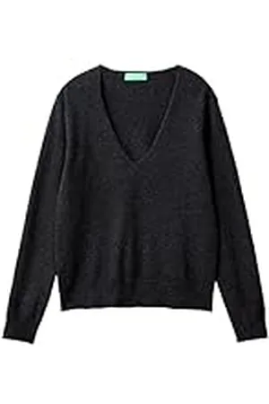 Benetton Pullover met V-hals M/L, , XL