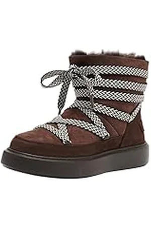 Shabbies Amsterdam Dames Hind Sneaker Enkellaars, , 37 EU