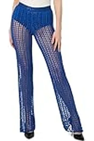 Pinko DRABA broek van glanzend net, , L