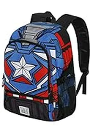 Marvel Captain America Tekk Kostuum-Fan Fight Rugzak 2.0, , , Eén maat, FAN Fight Rugzak 2.0 Tekk Kostuum
