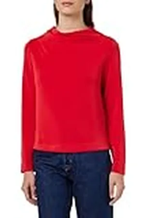 QS by s.Oliver S.Oliver Sales GmbH & Co. KG/s.Oliver Dames sweatshirt met watervalkraag sweatshirt met watervalkraag, , 38