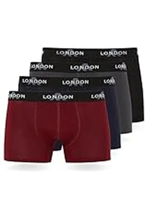 FM London Heren Hipsters (4/8-Pack) Mens Boxers, , L