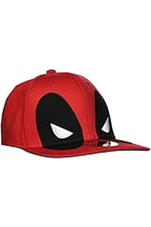 DEADPOOL Big Face Cap rood one size 100% katoen Fan merch, Film, Marvel, Superhelden