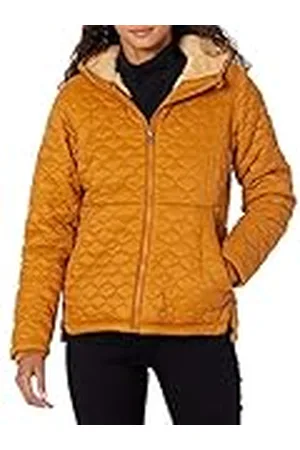 Amazon Dames Lichtgewicht Waterbestendige Sherpa-gevoerde Hooded Puffer, ,M-L
