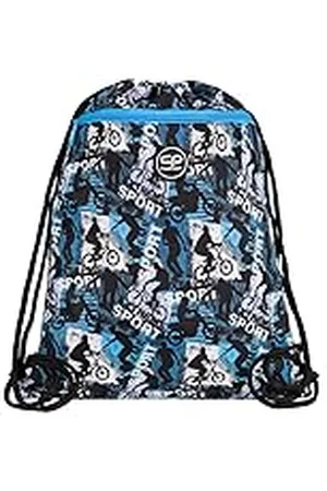 Coolpack Unisex Kids Green Bikers sporttas met trekkoord, meerkleurig, Meerkleurig, Einheitsgröße