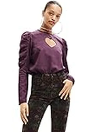 Desigual Dames Blouse T-shirt met lange mouwen, , M