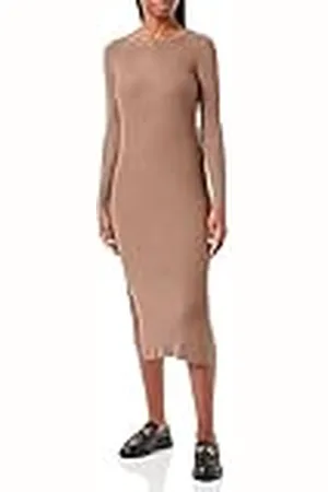 VERO MODA Dames Vmglory Rib Ls O-hals kuitjurk Ga Noos, , S