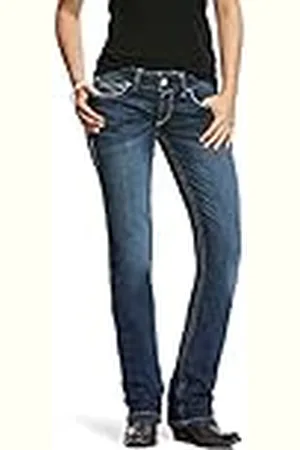 Ariat Vrouwen echte Mid Rise rechte Jean, , 25