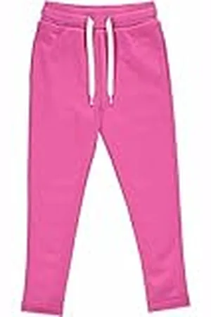 Green Cotton Sweatbroek voor meisjes, slim casual broek, , 122 cm