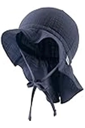 Sterntaler Uniseks katoenen mousseline voor kinderen, met bindband, zonnehoed, , 49
